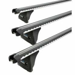 Prorack Heavy Duty Roof Racks Triple Bar 1500mm With K324 Fitting Kit T18K3243BAR
